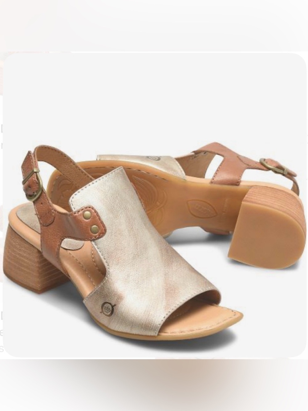 NEW Born Sylvie block heels